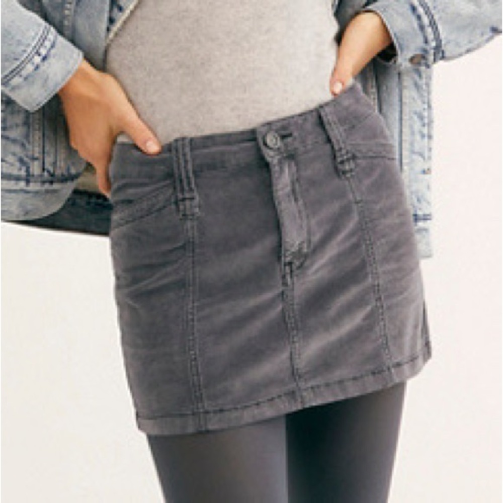 😍Free People Kelly's Low Waist Mini Skirt😍~6